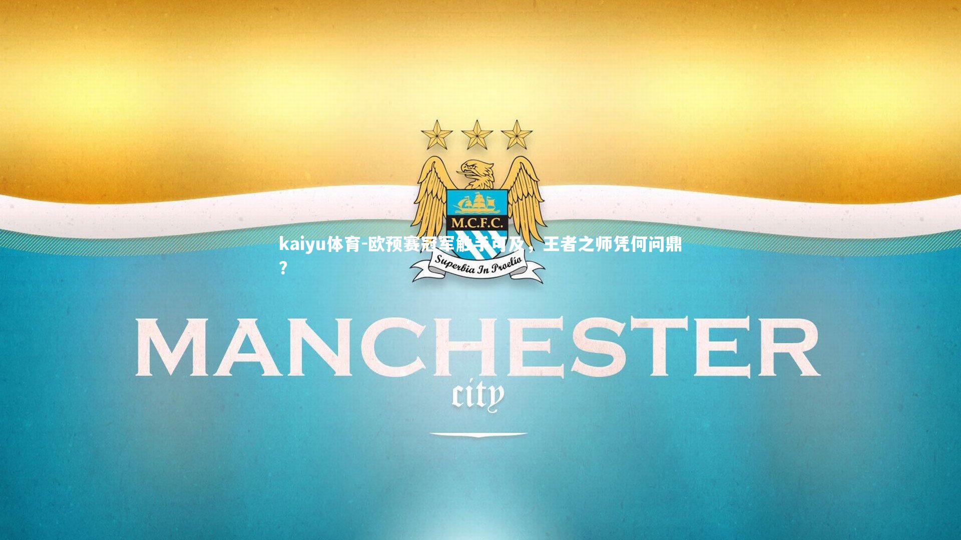 欧预赛冠军触手可及，王者之师凭何问鼎？